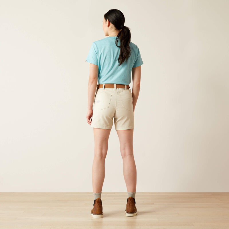 Ariat Womens Rebar Perfect Rise Made Tough 6inch Shorts