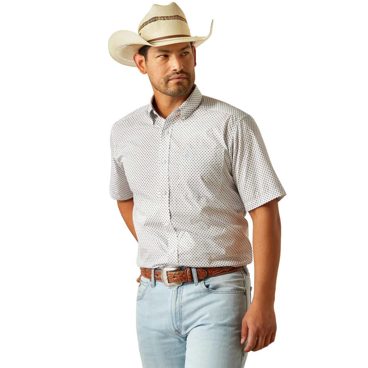 Ariat Mens Wrinkle Free Damien S/S Shirt