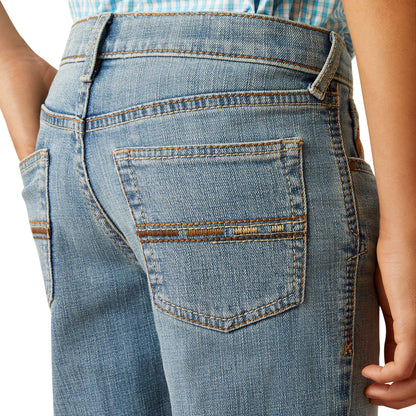 Ariat Boys B4 Otis Relaxed Fit Boot Cut Jeans