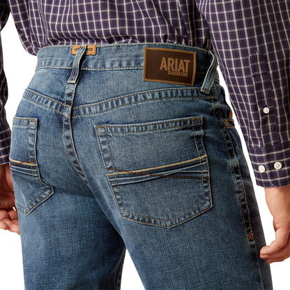 Ariat Mens Andrew M4 Relaxed Fit Boot Cut 34 Leg Jeans