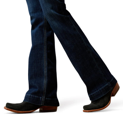 Ariat Womens Cindy Mid Rise Trouser Leg Jeans