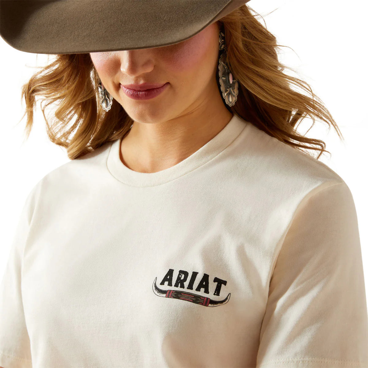 Ariat Womens Bull Horns S/S Tee