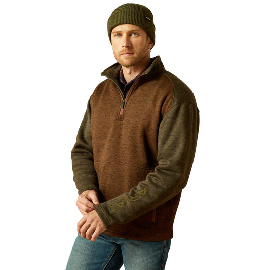 Ariat Mens Caldwell Logo Zip Sweater