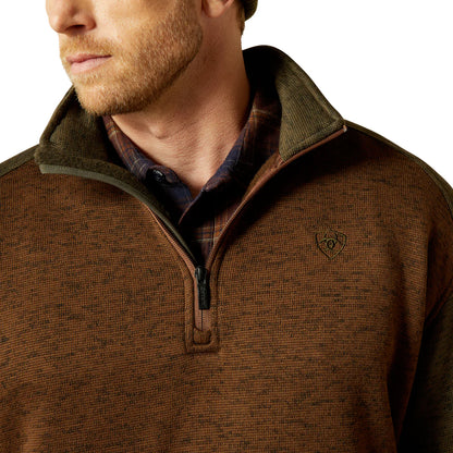 Ariat Mens Caldwell Logo Zip Sweater