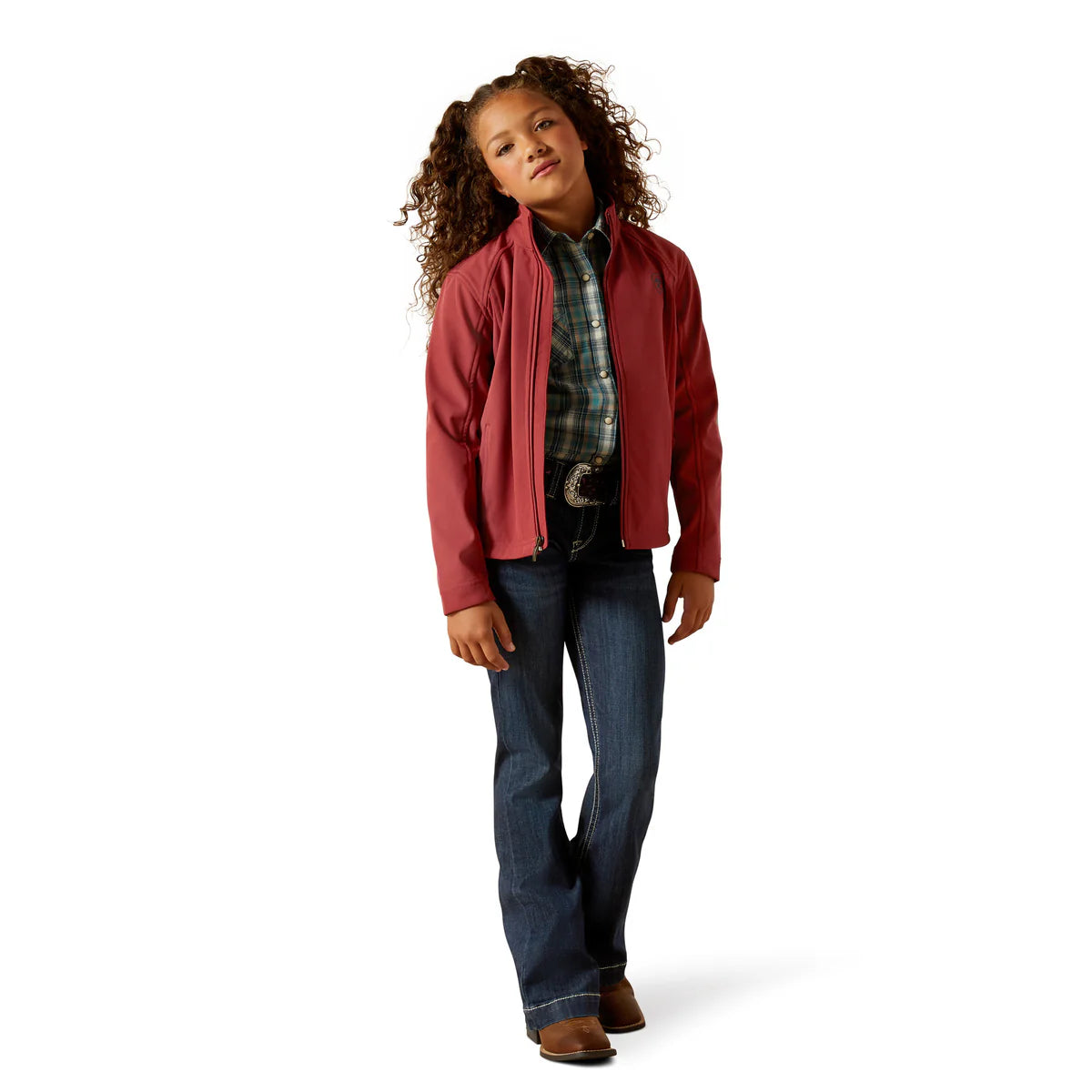 Ariat Girls Logo Softshell Jacket
