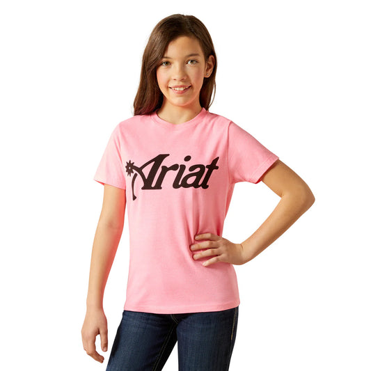 Ariat Girls Spur Script S/S Tee