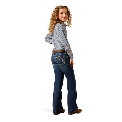 Ariat Girls Andrea Stretch Fit Trouser Leg Jeans