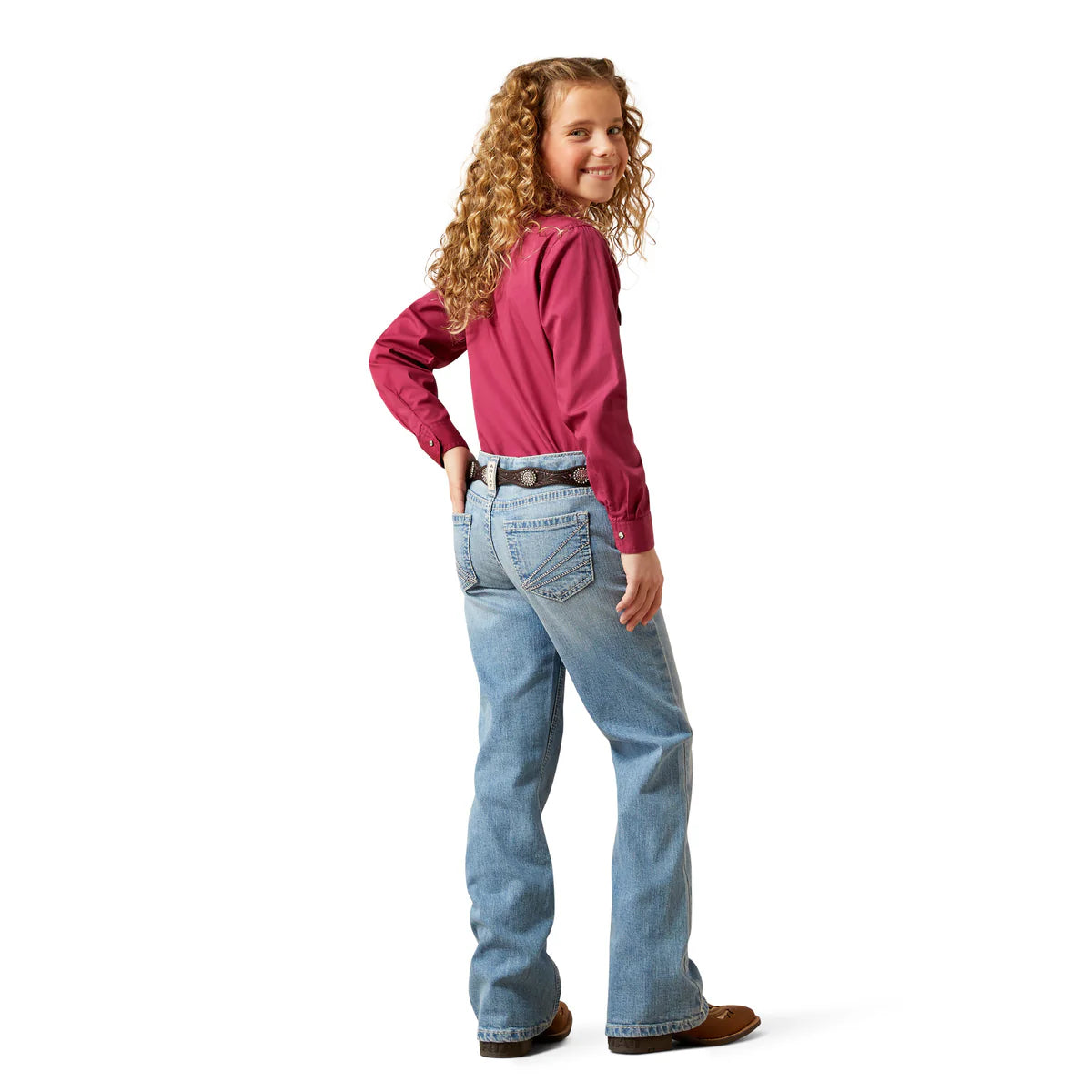 Ariat Girls Aisha Stretch Fit Boot Cut Jeans