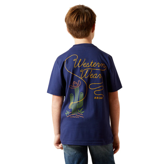 Ariat Boys Neon Cactus S/S Tee