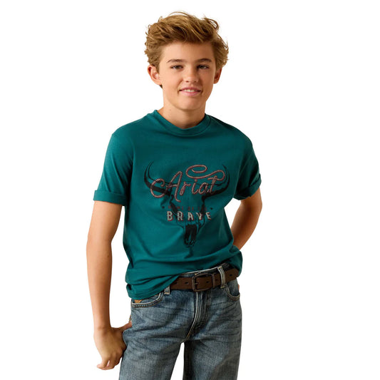 Ariat Boys Cattle Skull Freedom S/S Tee
