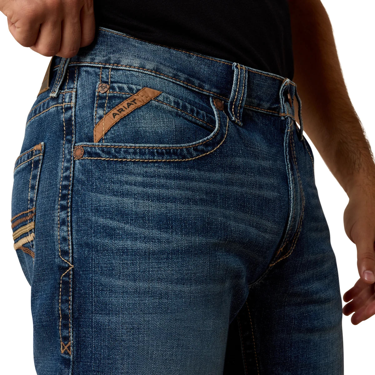 Ariat Mens Thornton M4 Relaxed Boot Cut Jeans