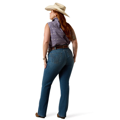Ariat Womens Esti Mid Rise Boot Cut Jeans