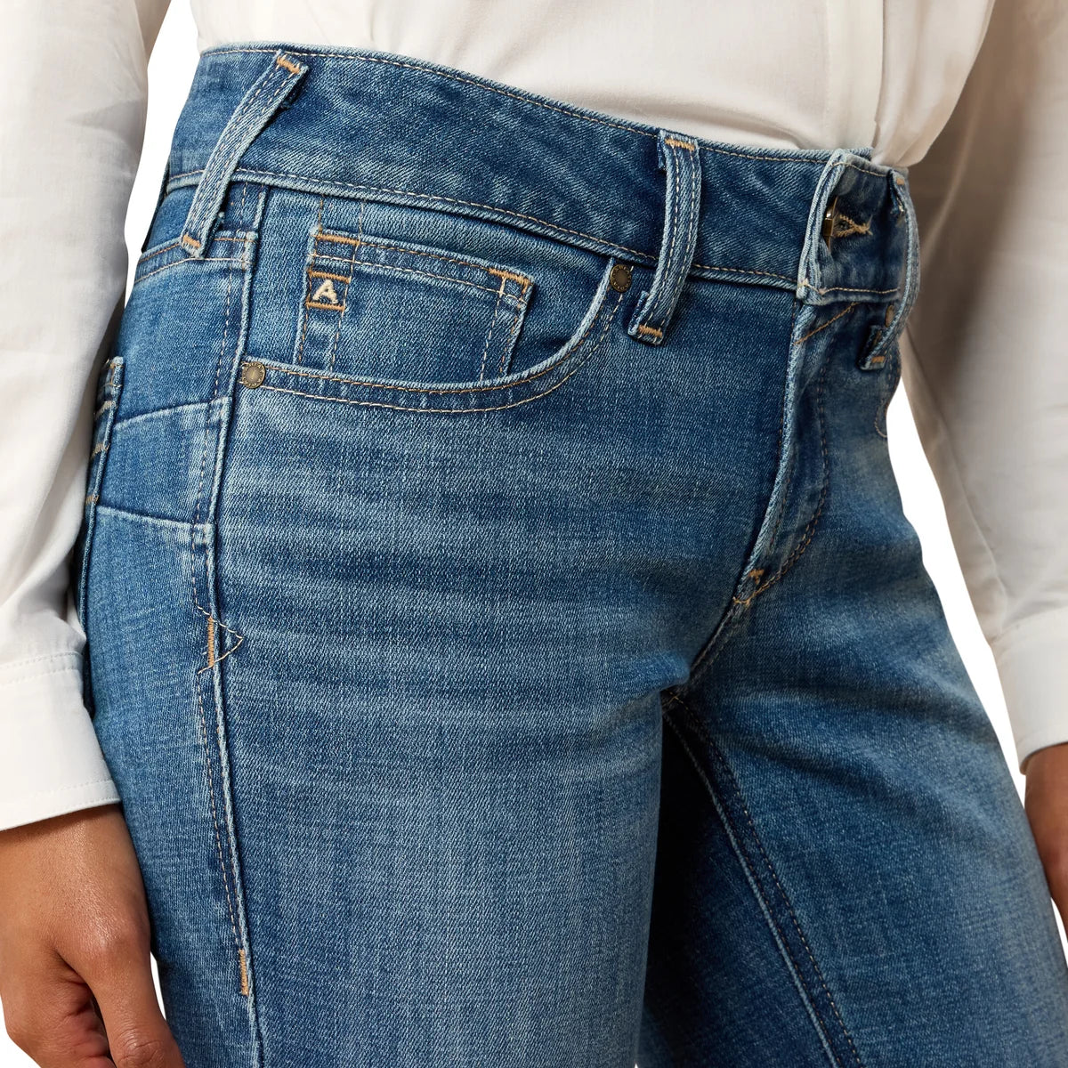 Ariat Womens Esti Mid Rise Boot Cut Jeans