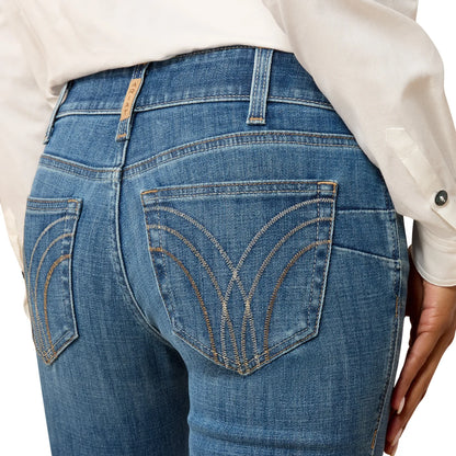 Ariat Womens Esti Mid Rise Boot Cut Jeans