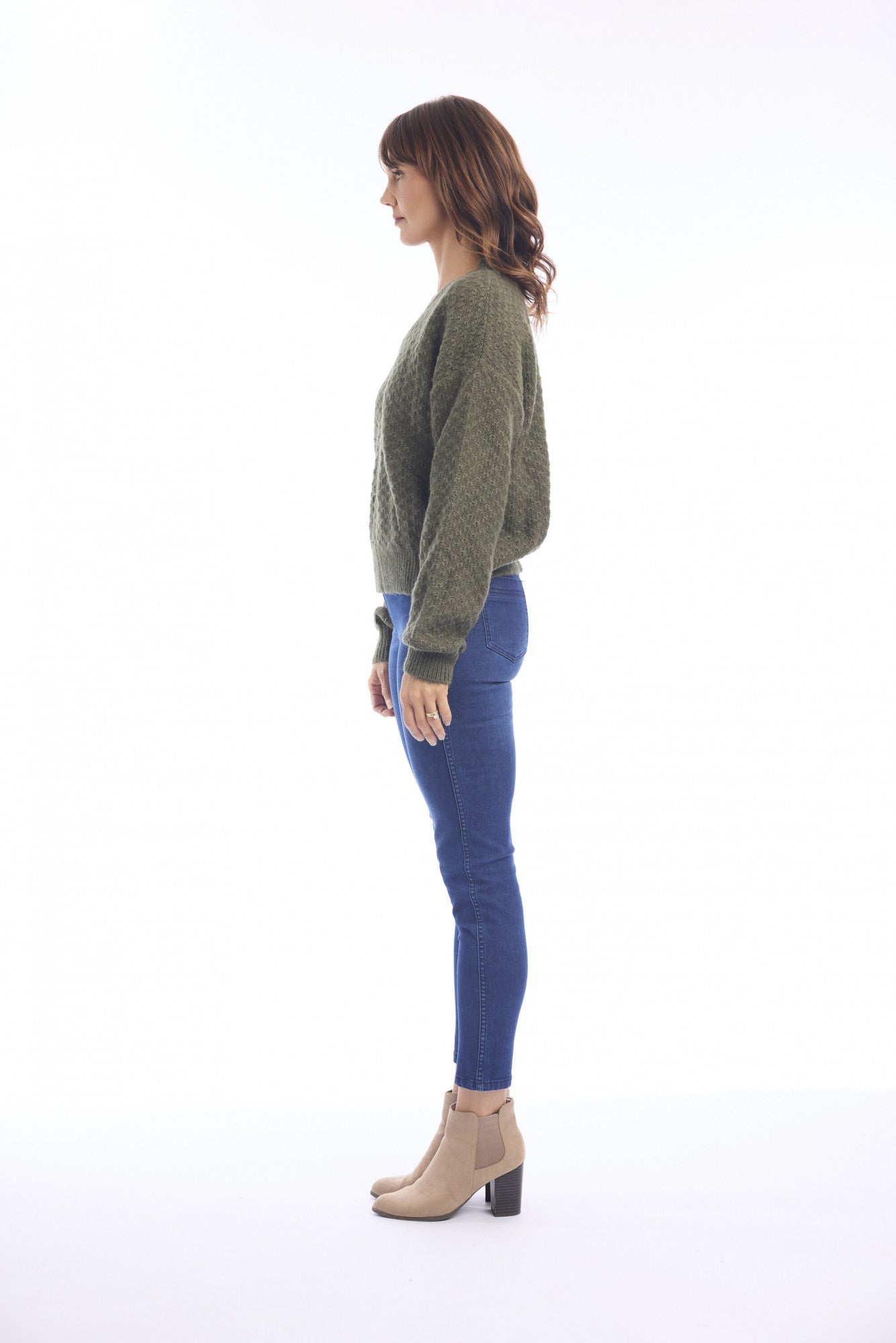 Escape Womens Knit Jumper V Neck
