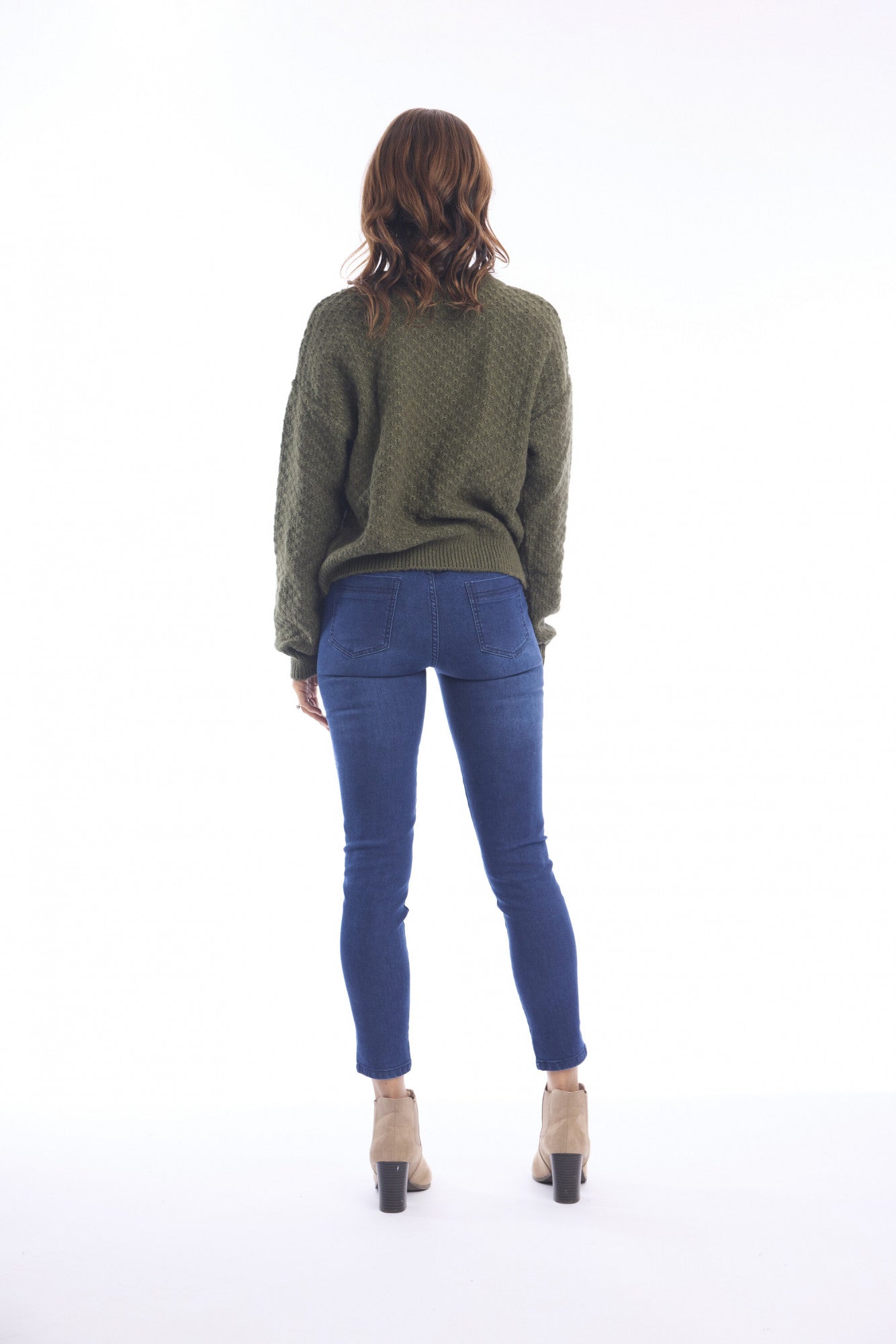 Escape Womens Knit Jumper V Neck