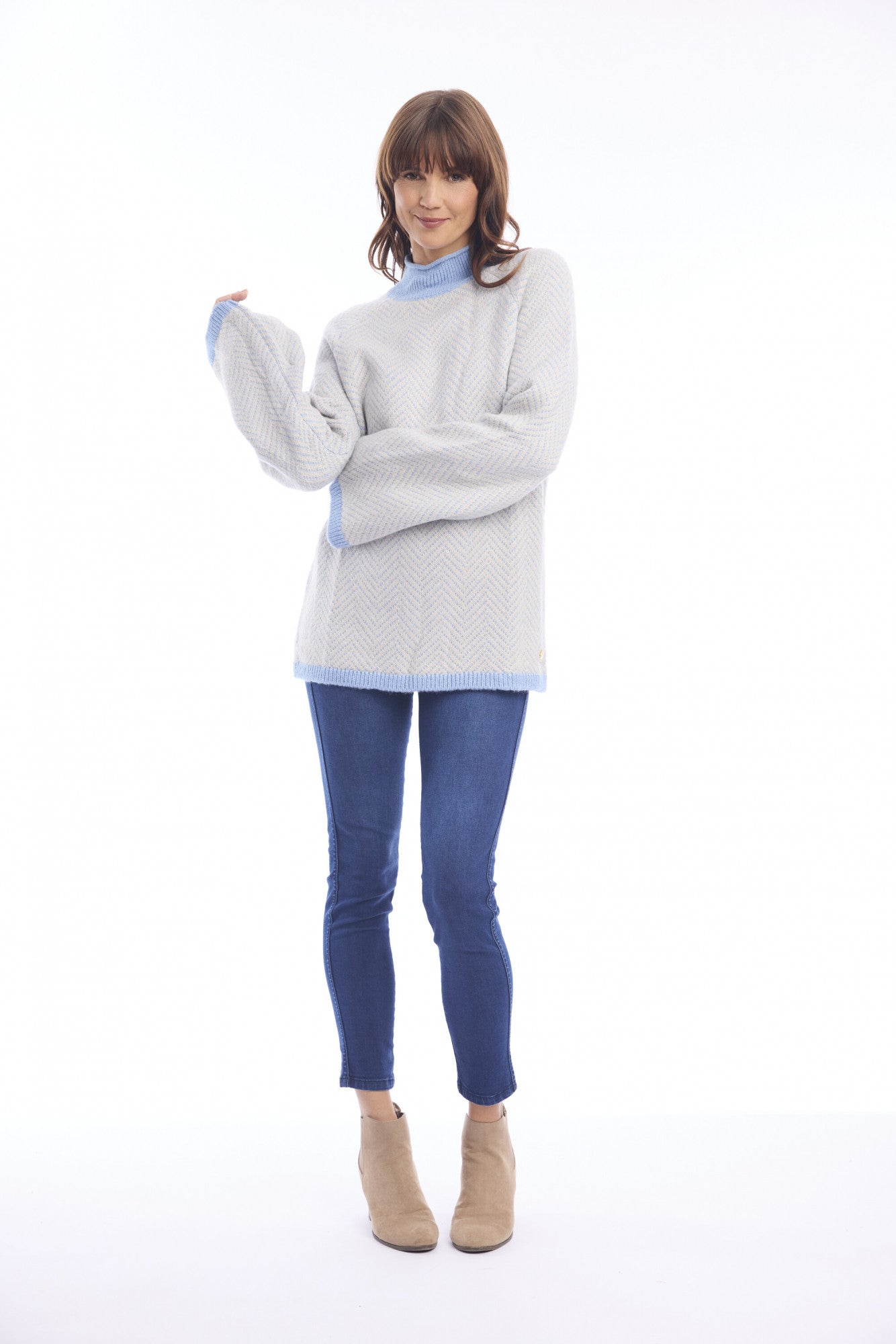 Escape Womens Knit Jumper High Crew