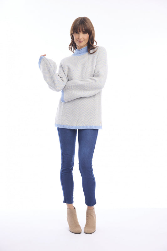 Escape Womens Knit Jumper High Crew