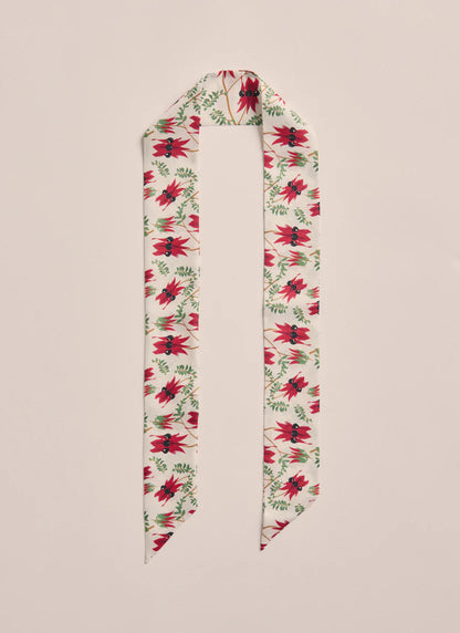 S Kidman Pinnaroo Silk Twilly Scarf