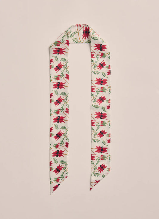 S Kidman Pinnaroo Silk Twilly Scarf
