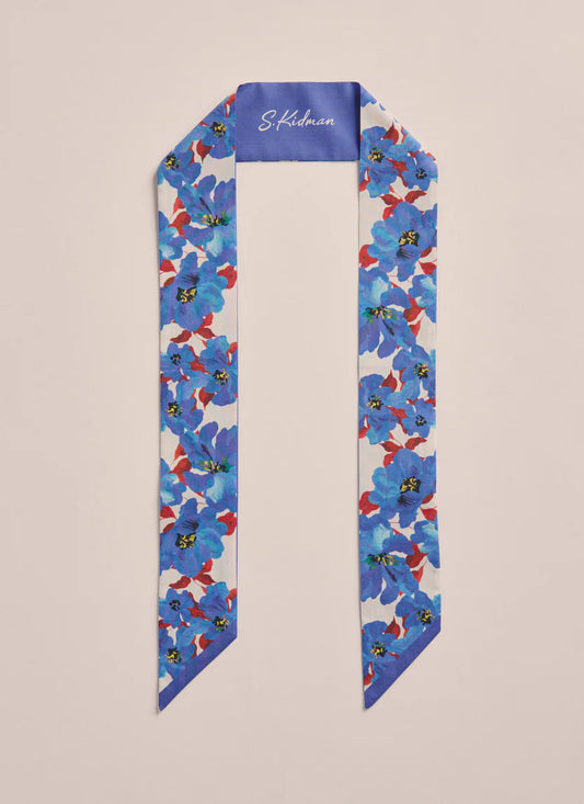 S Kidman Pinnaroo Silk Twilly Scarf