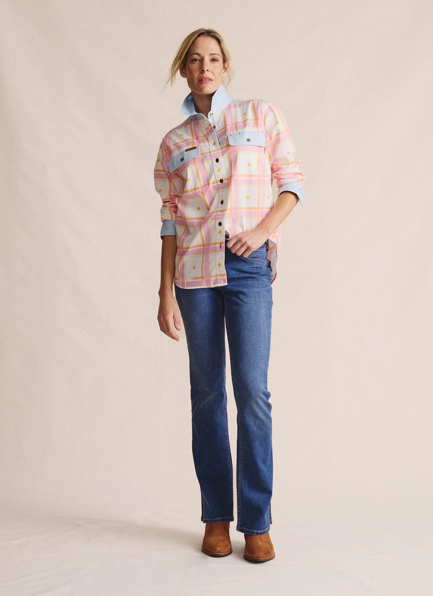 S.Kidman Womens Spencer LWT L/S Workshirt