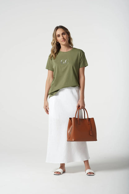 Goondiwindi Cotton Womens Sage Tee