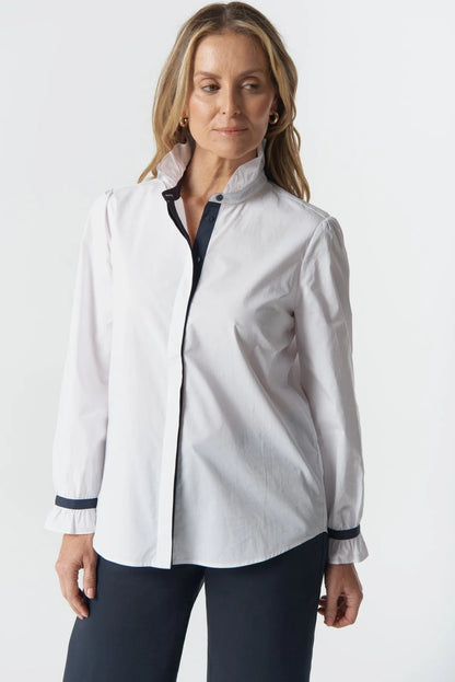 Goondiwindi Cotton Womens Sky Frill Shirt