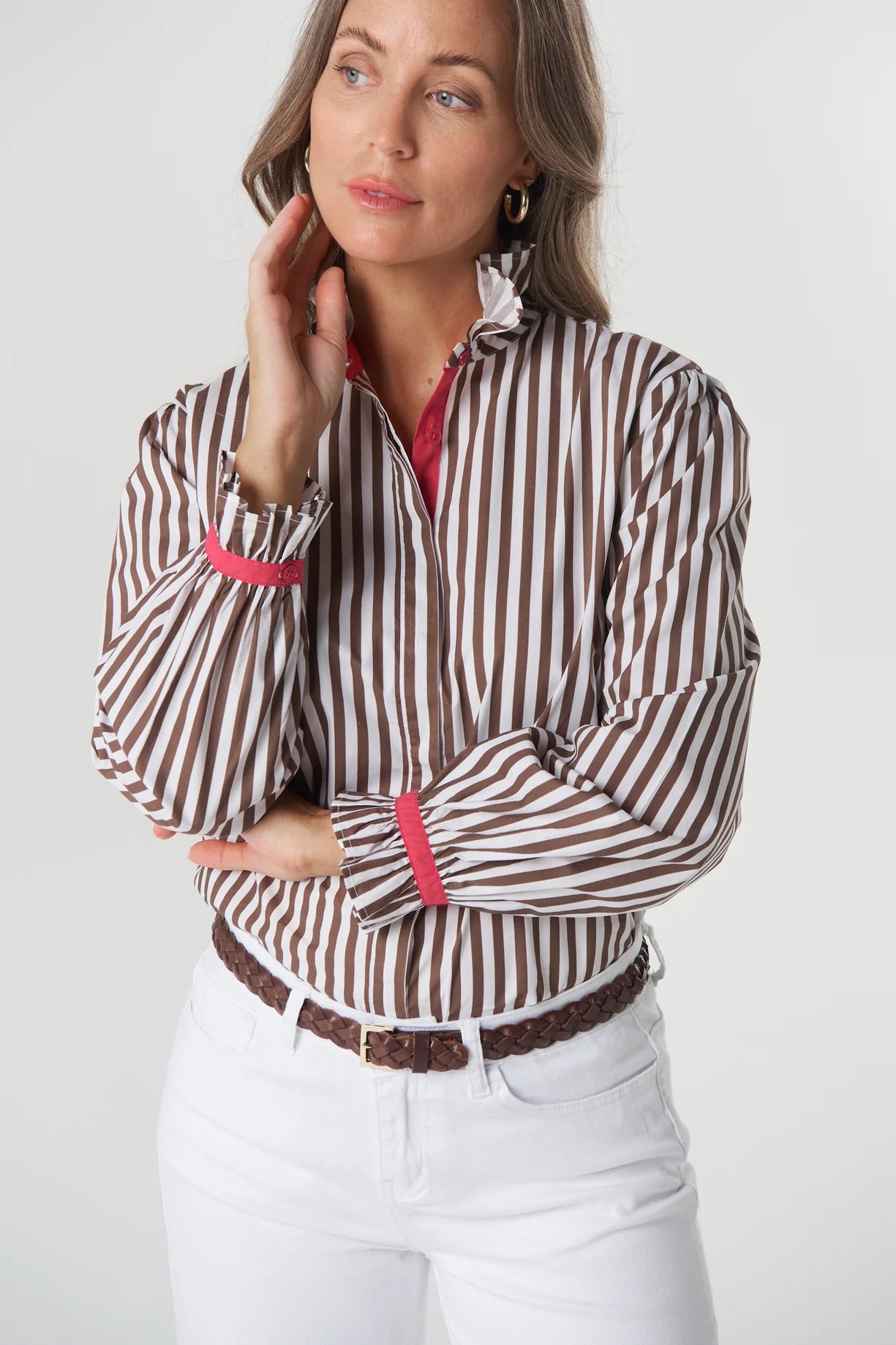 Goondiwindi Cotton Womens Skye Frill Shirt