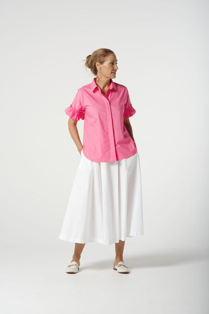 Goondiwindi Cotton Womens Ruffle Sleeve Shirt