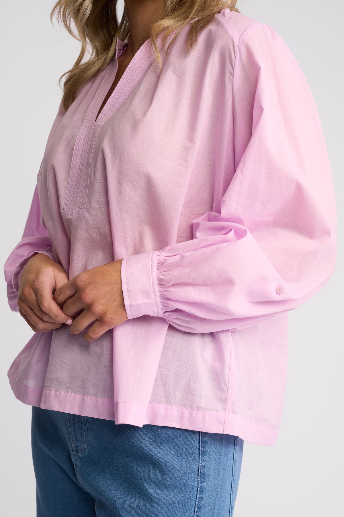 Vassalli Womens Lily 1/2 Placket Shirt