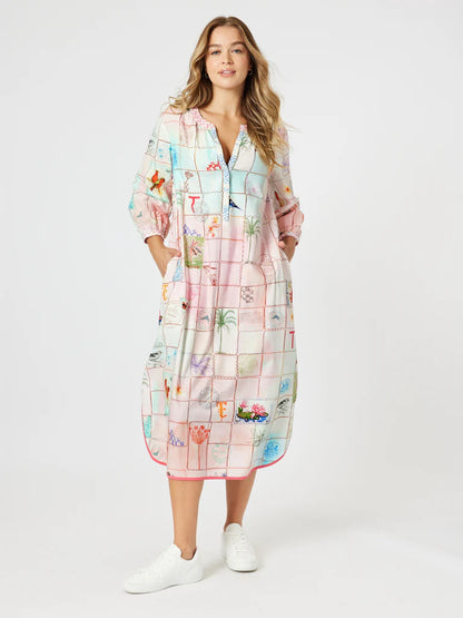 Threadz Womens Capri Print Dress