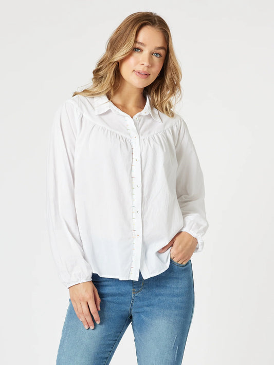 Threadz Womens Crayon Stitch Shirt