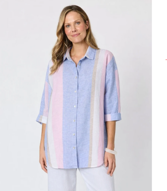 Hammock + Vine Womens Paros Stripe Shirt