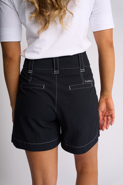 Vassalli Womens Lucy Shorts With Contrast Stitching