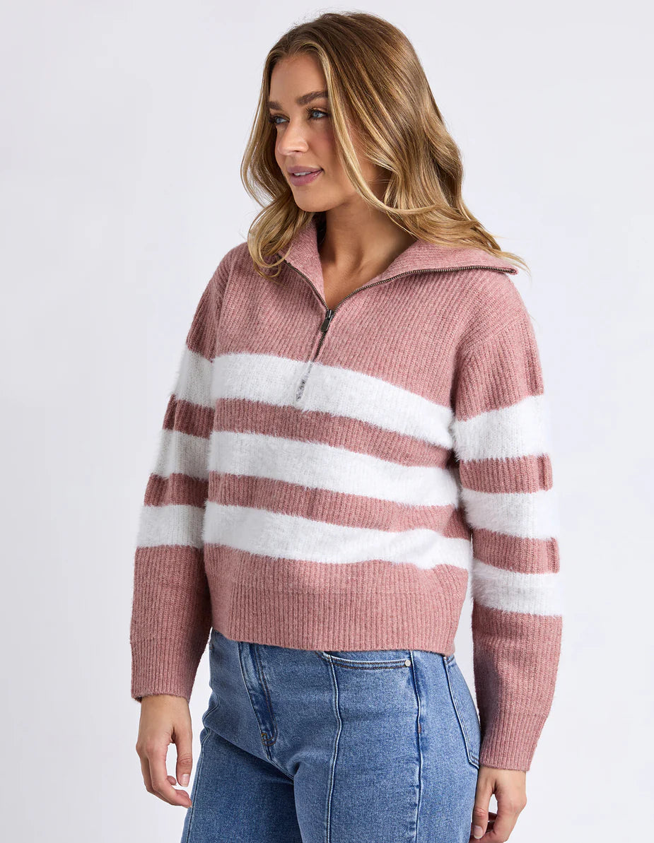 Foxwood Womens Gracie Zip Crew