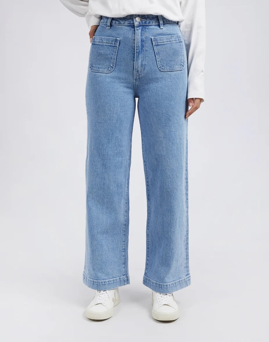 Foxwood Womens Sarah Wide Leg Jeans