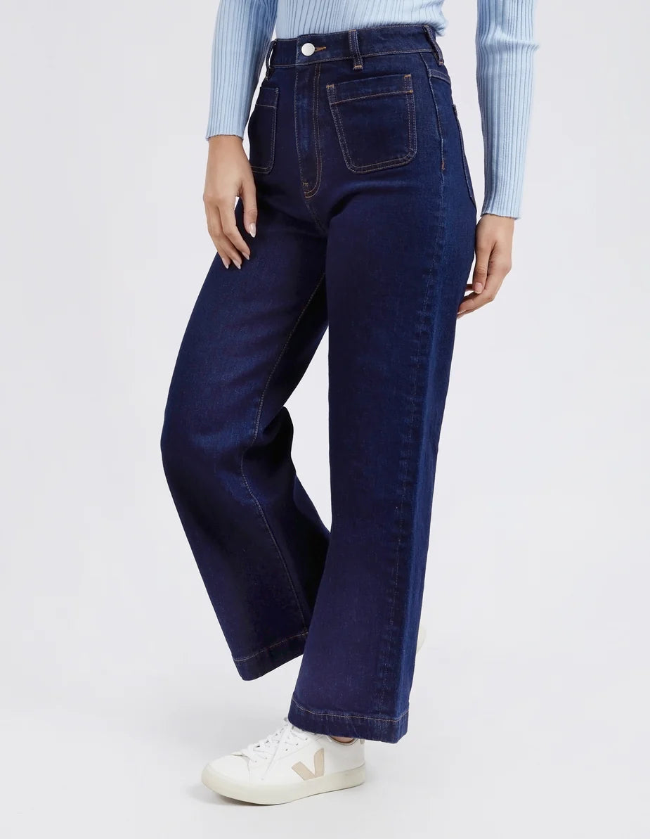 Foxwood Womens Sarah Wide Leg Jeans