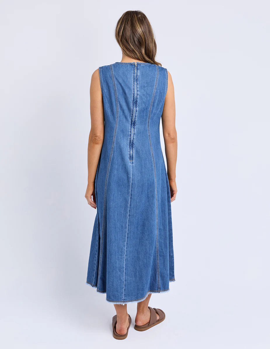 Foxwood Womens Solene Denim Dress