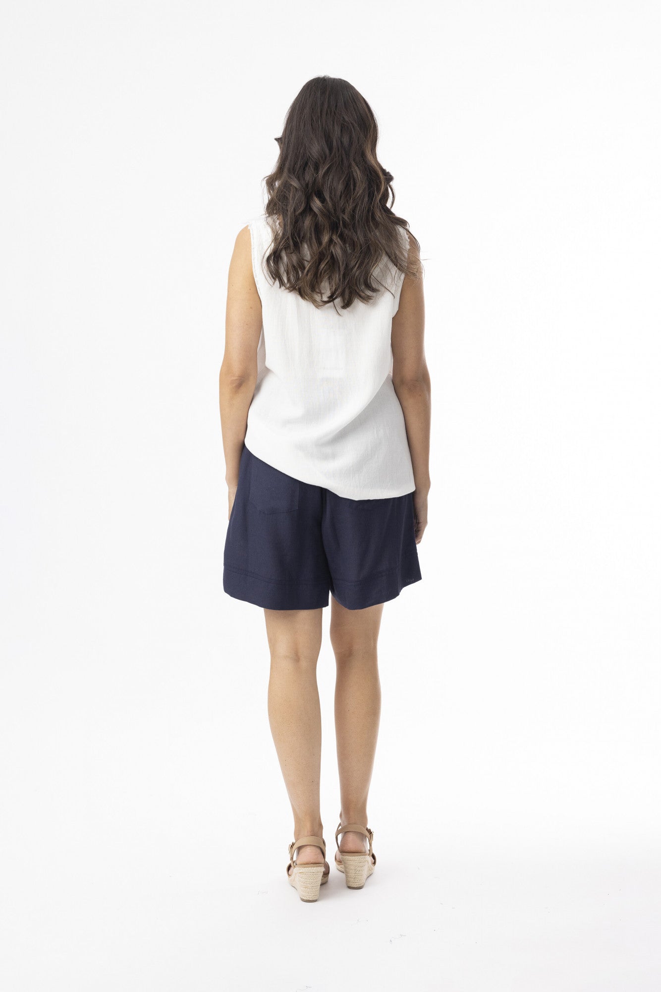 Orientique Womens Linen Essentials Shorts