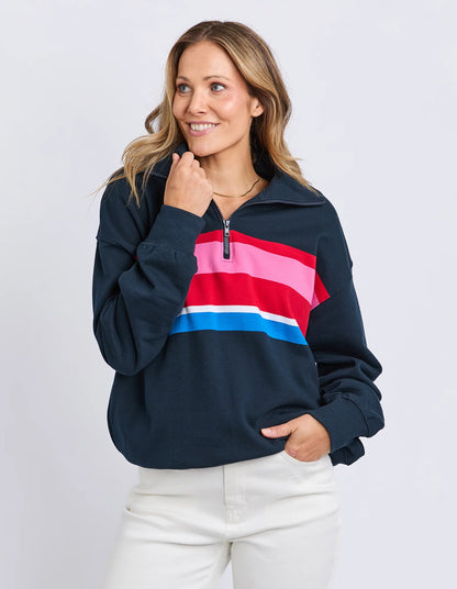 Elm Womens Real Love 1/4 Zip Jumper