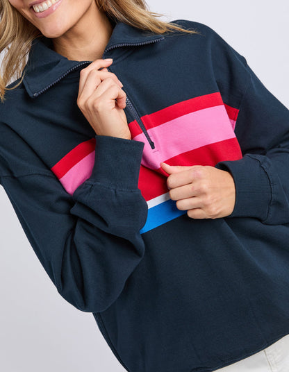 Elm Womens Real Love 1/4 Zip Jumper