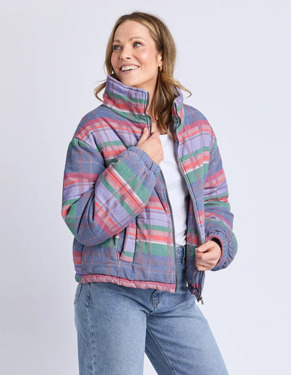 Elm Womens Cord Check Jacket