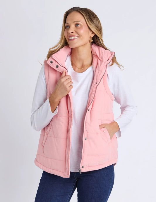 Elm Womens Cord Puffer Vest