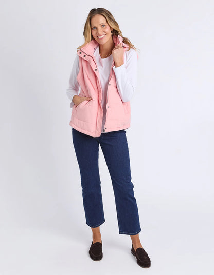 Elm Womens Cord Puffer Vest