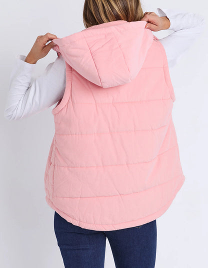Elm Womens Cord Puffer Vest
