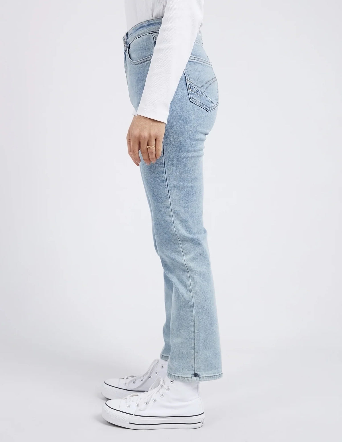 Elm Womens Ada Straight Leg Jeans