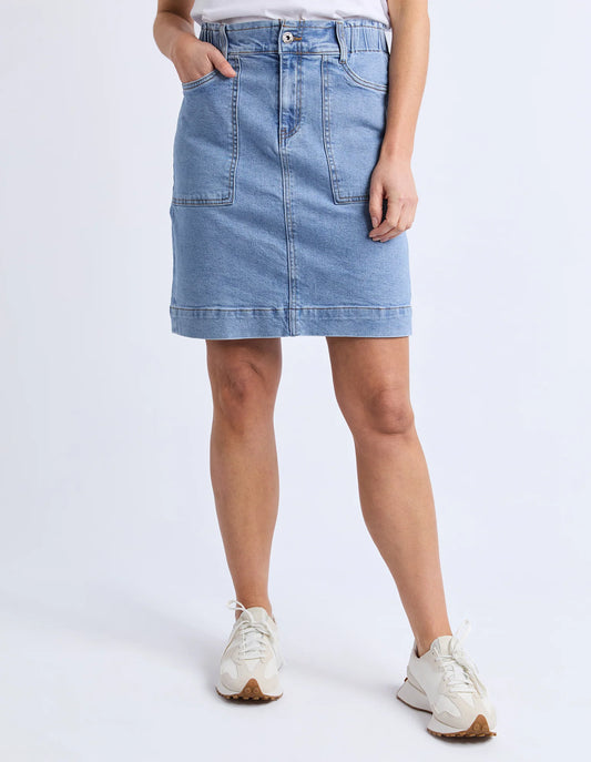 Elm Womens Atlas Denim Skirt