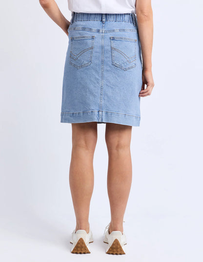 Elm Womens Atlas Denim Skirt