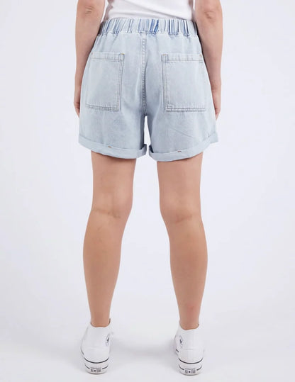 Elm Womens Emma Relaxed Denim Shorts